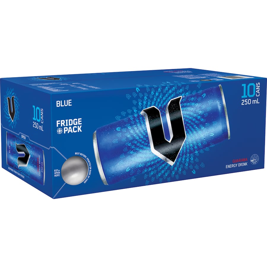 V Blue Energy Drink 10 pack