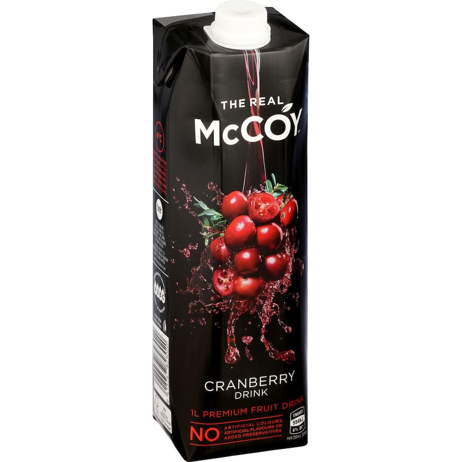 Mccoy Fruit Drink Real Cranberry 1L