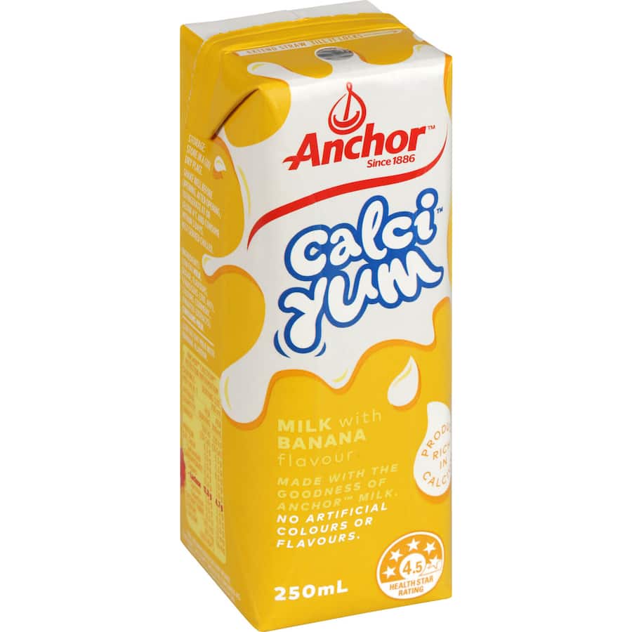Anchor Calci Yum Flavoured Milk Banana 250ml
