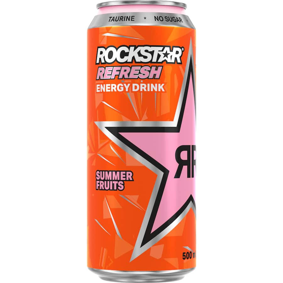 Rockstar Refresh Energy Drink Summer Fruits 500ml