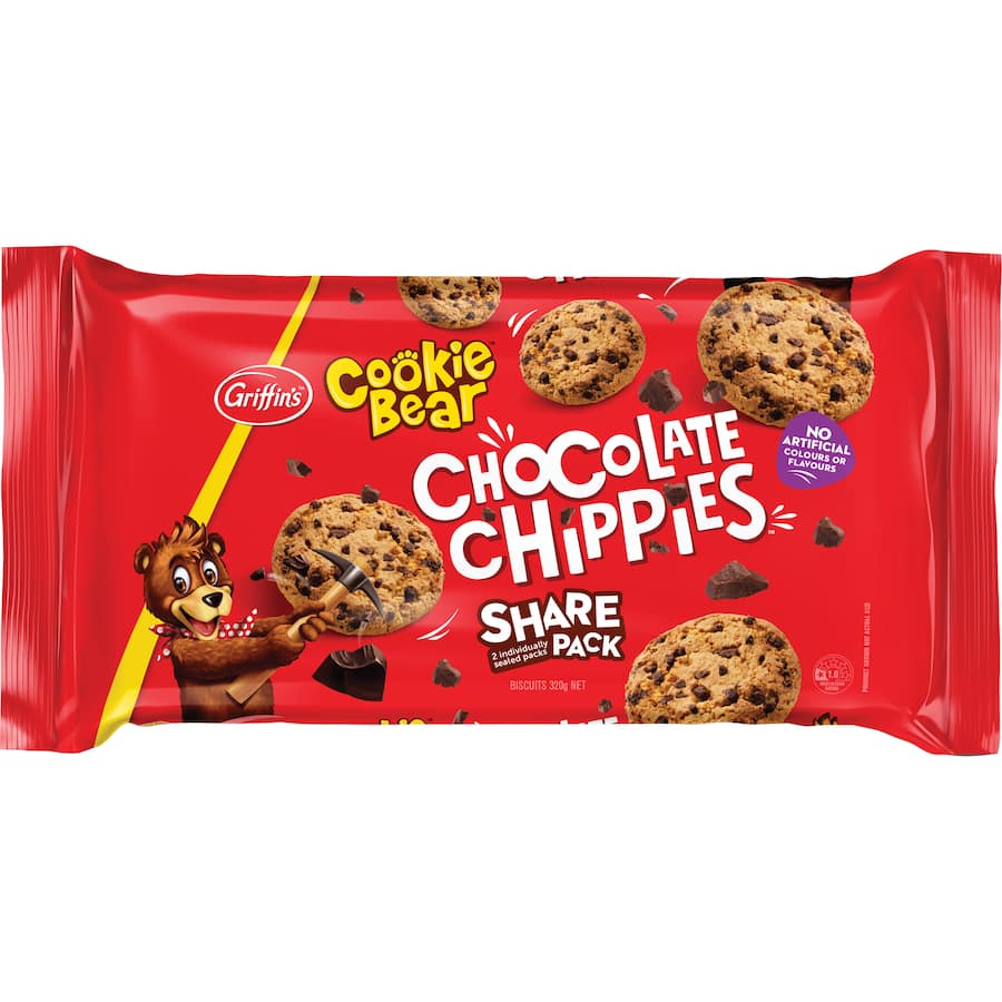 Griffins Cookie Bear Biscuits Chockie Chippies Share Pack