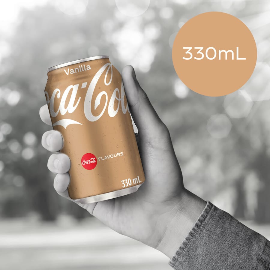 Coca Cola Soft Drink Vanilla 8 pack