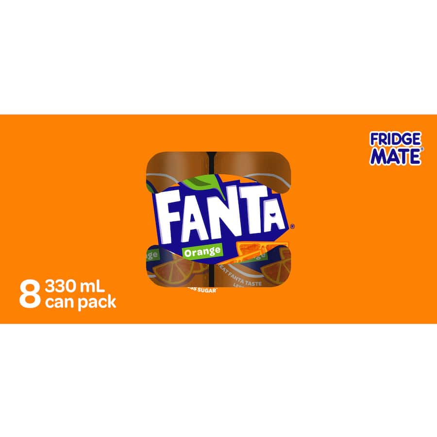 Fanta Soft Drink Orange 8pack