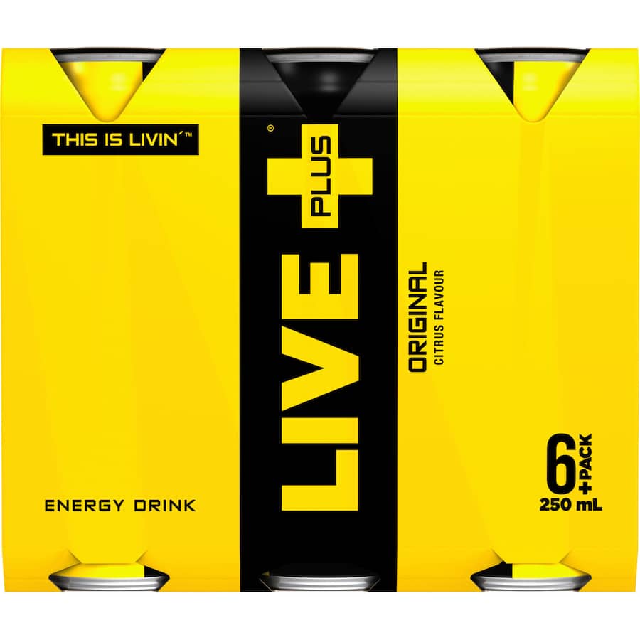 Live Plus Energy Drink Persist 6 pack
