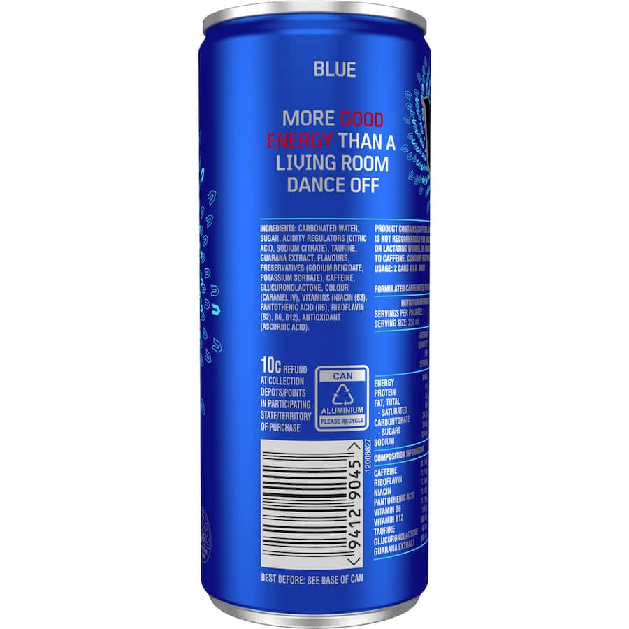 V Blue Energy Drink 250ml