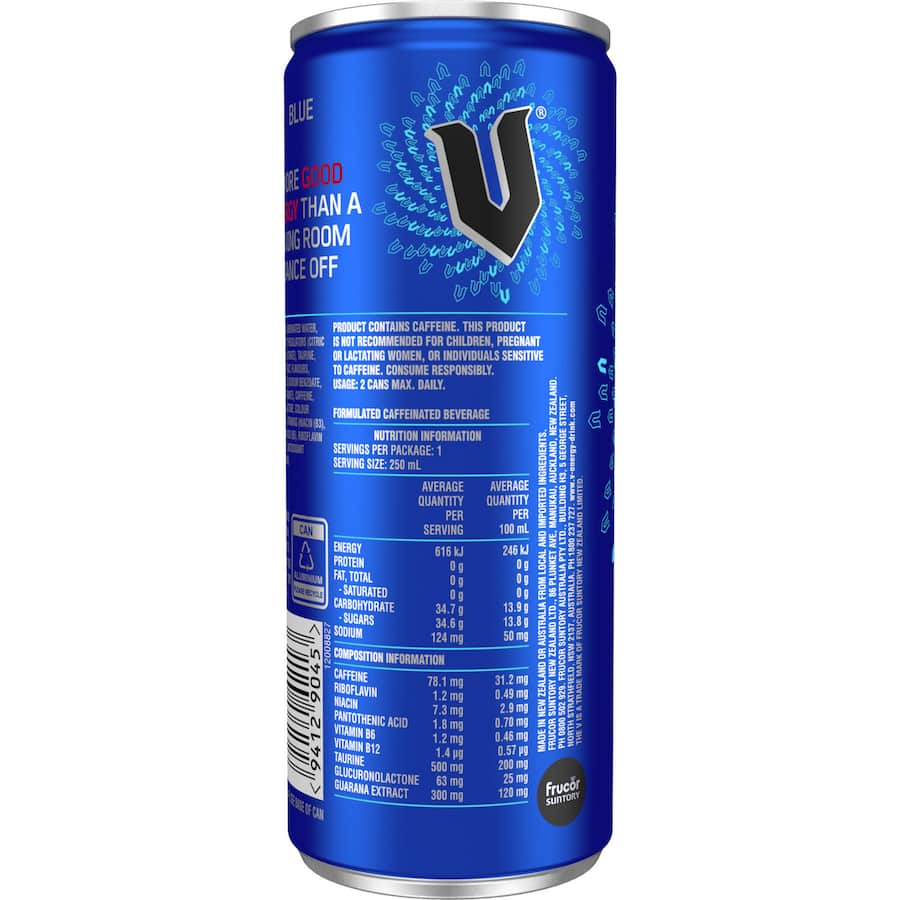 V Blue Energy Drink 250ml