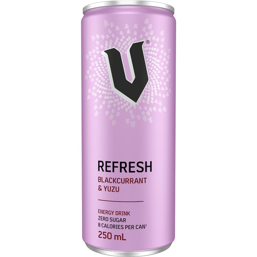 V Refresh Energy Drink Blackcurrant Yuzu 250ml