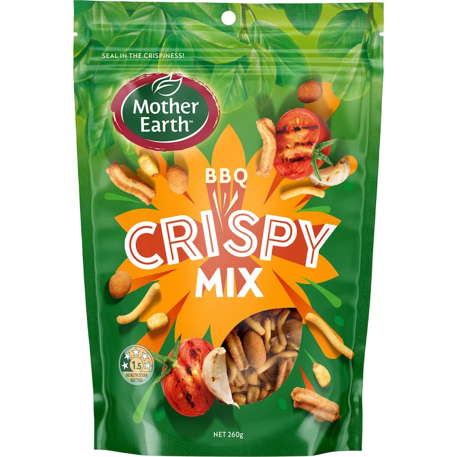 Mother Earth Crispy Mix Bbq 260g