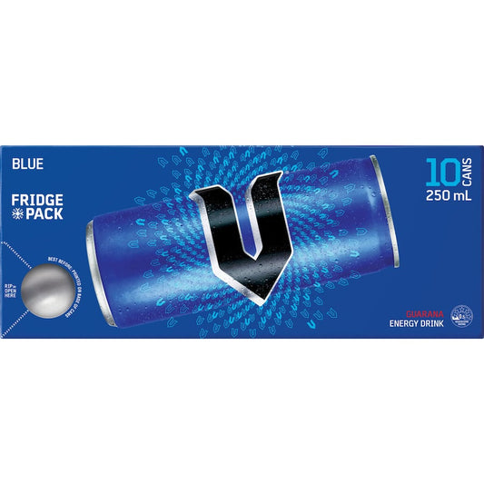 V Blue Energy Drink 10 pack
