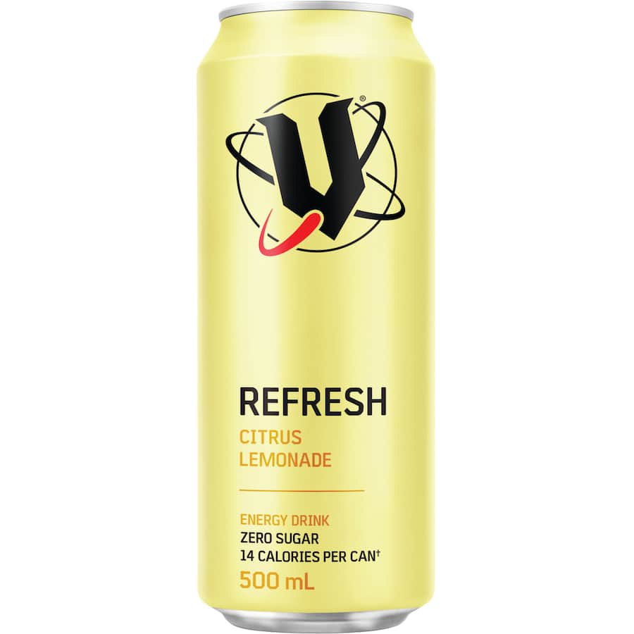 V Sugar Free Energy Drink Refresh Citrus Lemonade 500ml