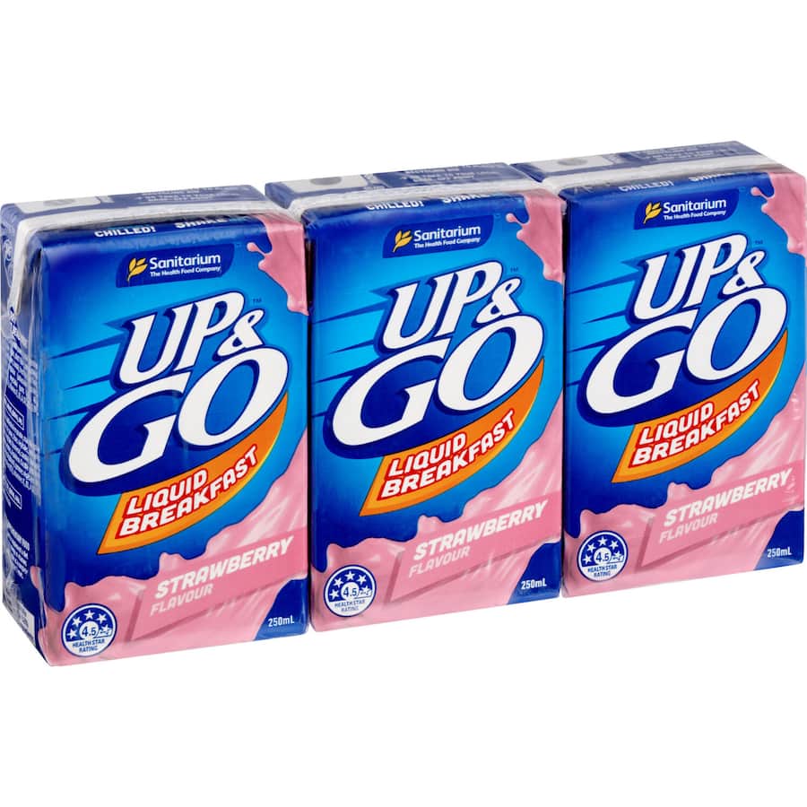 Sanitarium Up & Go Liquid Breakfast Strawberry 3 pack