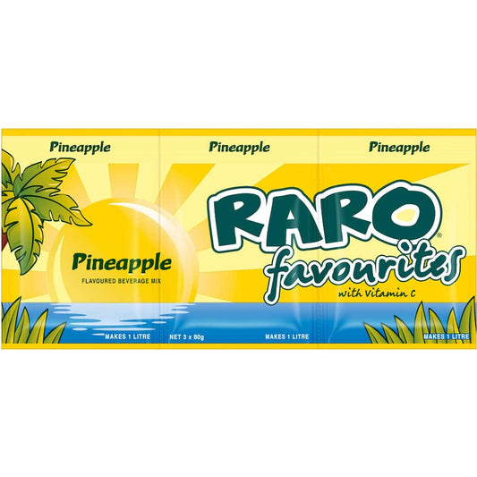 Raro Beverage Mix Pineapple 3 pack
