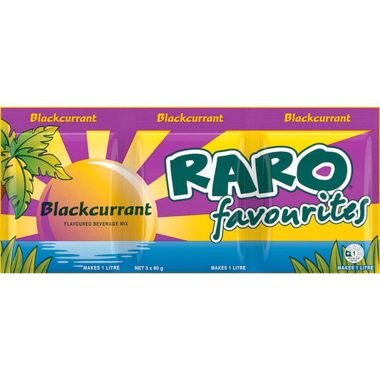 Raro Beverage Mix Blackcurrant 3 pack