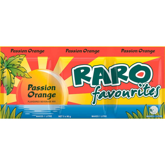 Raro Beverage Mix Passion Orange 3 pack