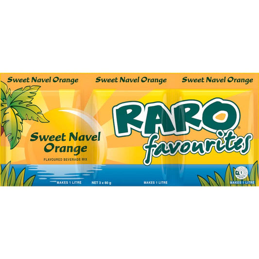 Raro Beverage Mix Sweet Navel Orange 3 pack