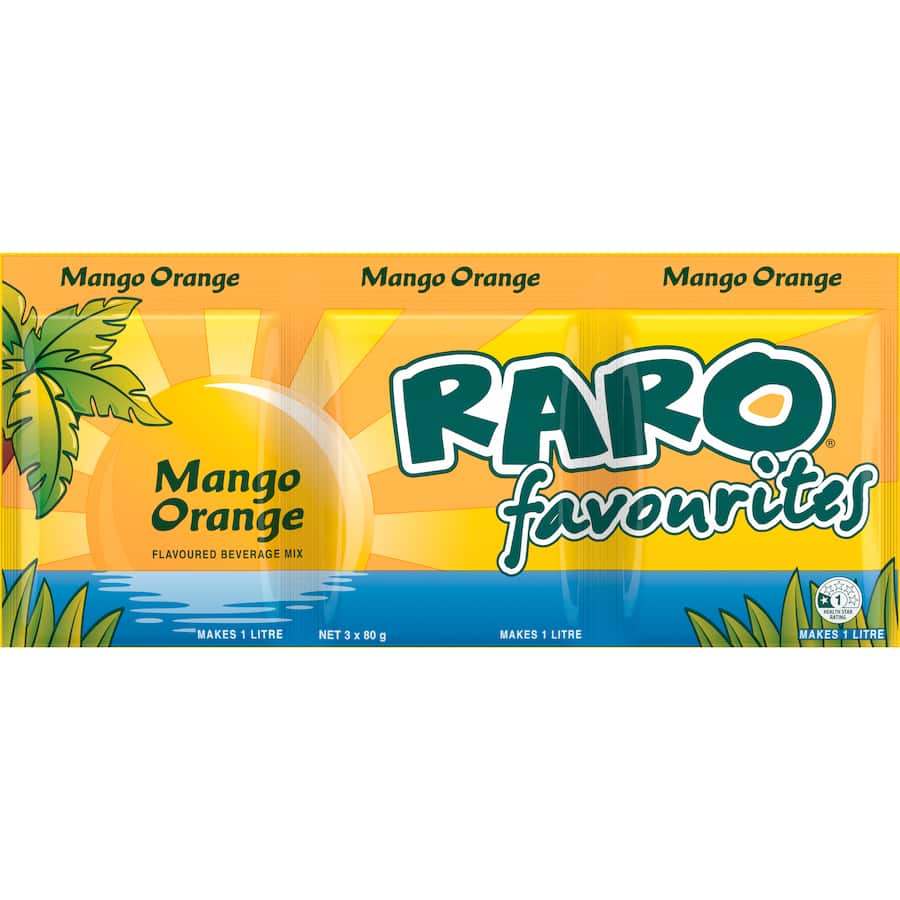 Raro Beverage Mix Mango Orange 3 pack