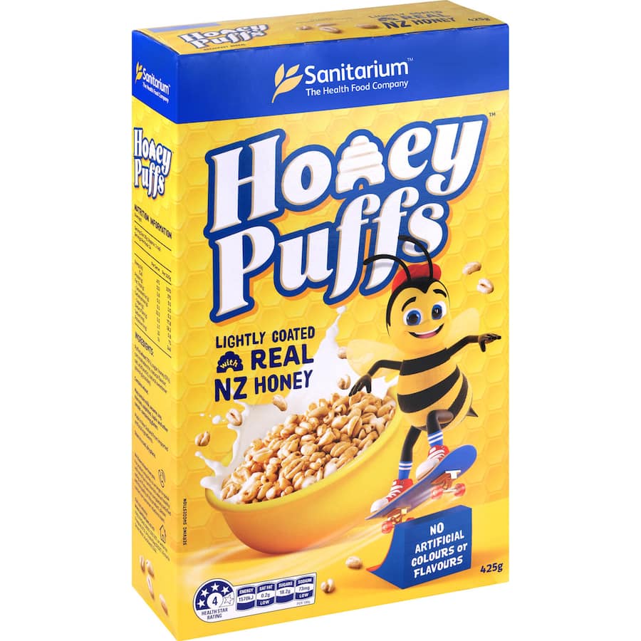 Sanitarium Cereal Honey Puffs 425g