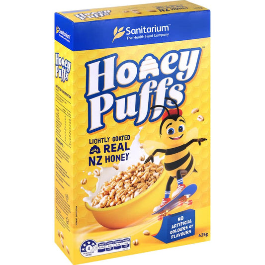 Sanitarium Cereal Honey Puffs 425g