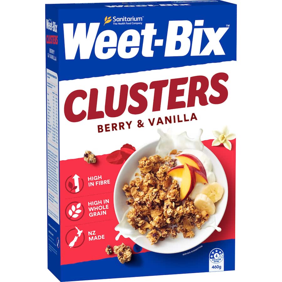 Sanitarium Weet Bix Cluster Berry Vanilla 460g
