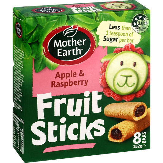 Mother Earth Fruit Sticks Apple & Raspberry 8 pack