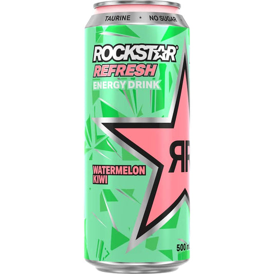 Rockstar Refresh Energy Drink Watermelon Kiwi 500ml