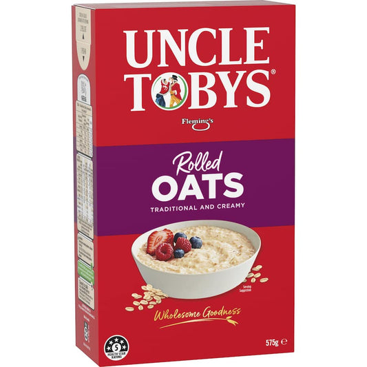 Uncle Tobys Oats Rolled Oats Breakfast Cereal 575g