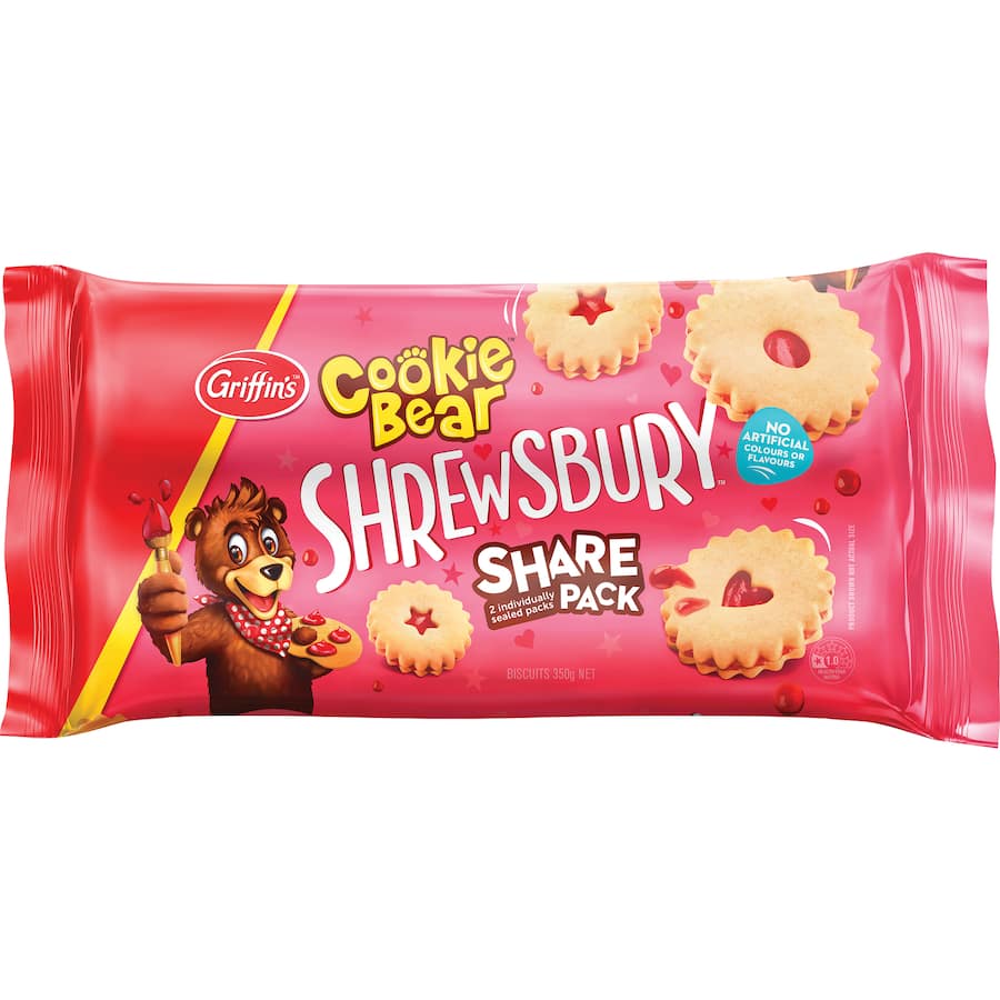 Griffins Cookie Bear Jam Filled Shrewsbury