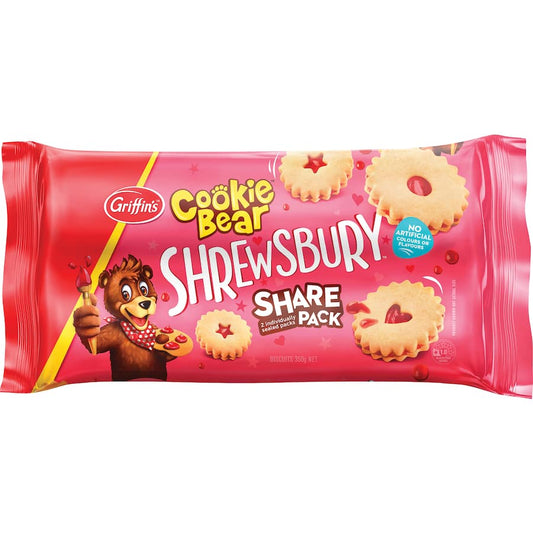 Griffins Cookie Bear Jam Filled Shrewsbury