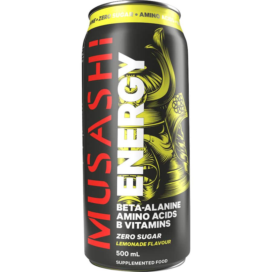 Musashi Energy Drink Lemonade Zero Sugar 500ml