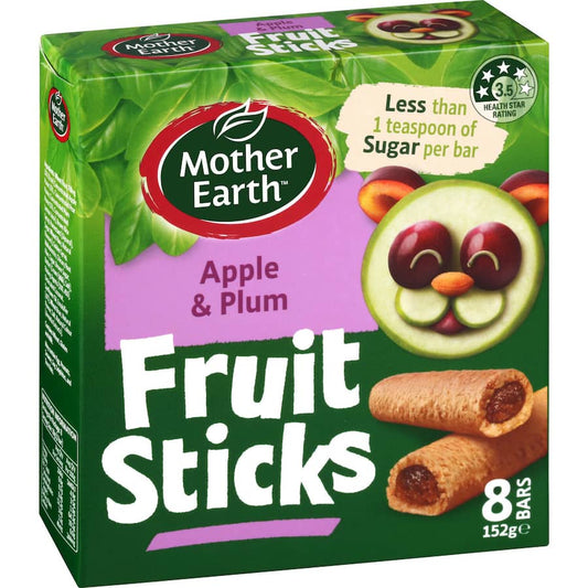 Mother Earth Fruit Sticks Apple & Plum 8 pack