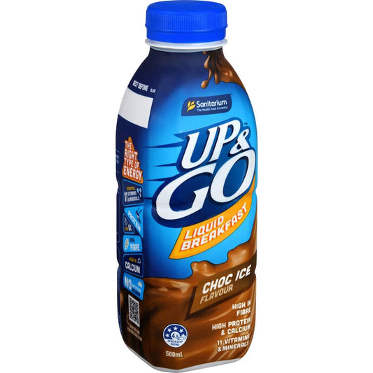 Sanitarium Up & Go Flavoured Milk Choc Ice 500ml
