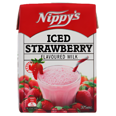 Nippy's Iced Strawberry Flavoured Milk 375ml
