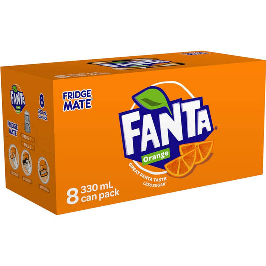 Fanta Soft Drink Orange 8pack