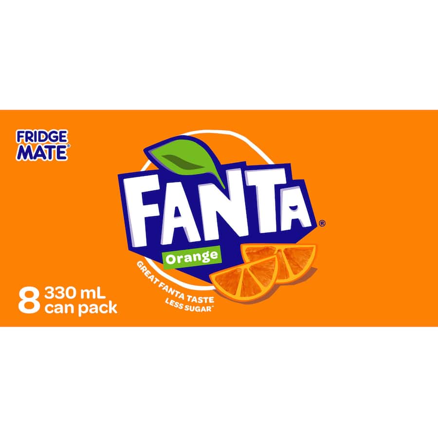 Fanta Soft Drink Orange 8pack