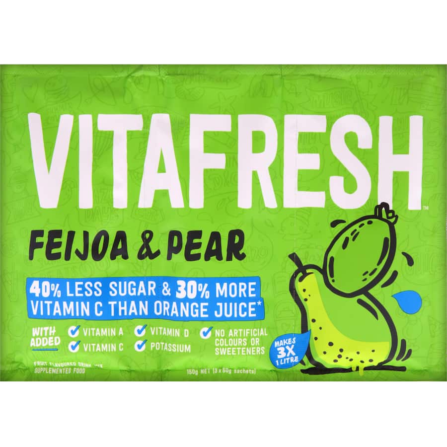 Vitafresh Sachet Drink Mix Feijoa & Pear 150g