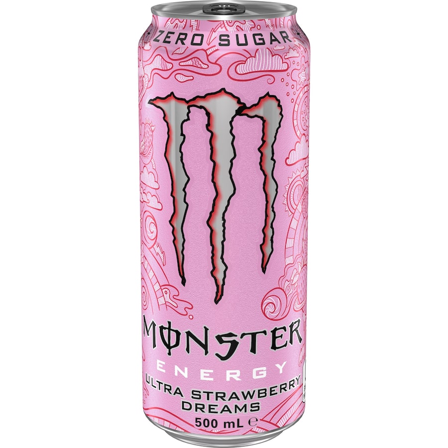 Monster Ultra Energy Drink Strawberry Dreams 500ml