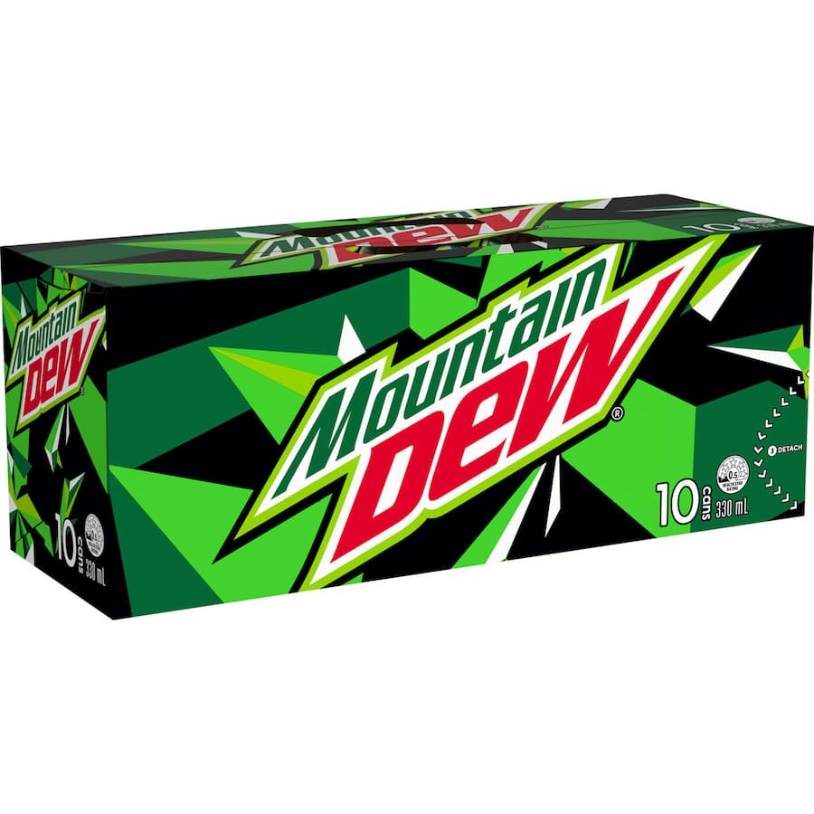 Mountain Dew Soft Drinks 10 pack
