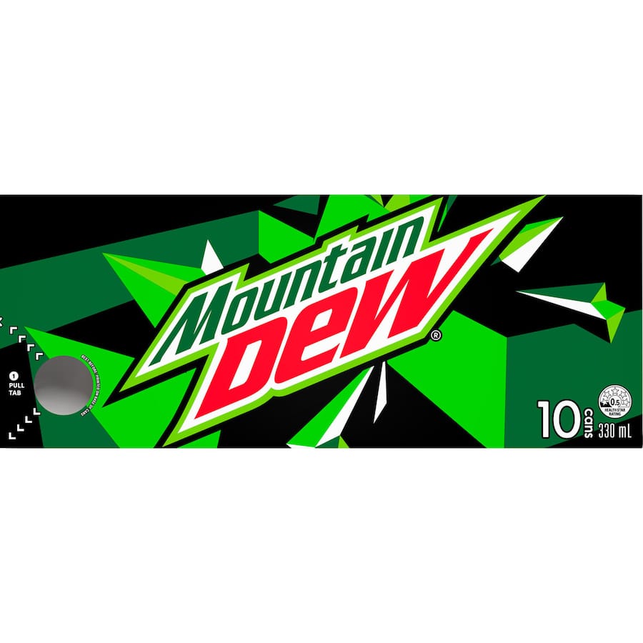 Mountain Dew Soft Drinks 10 pack