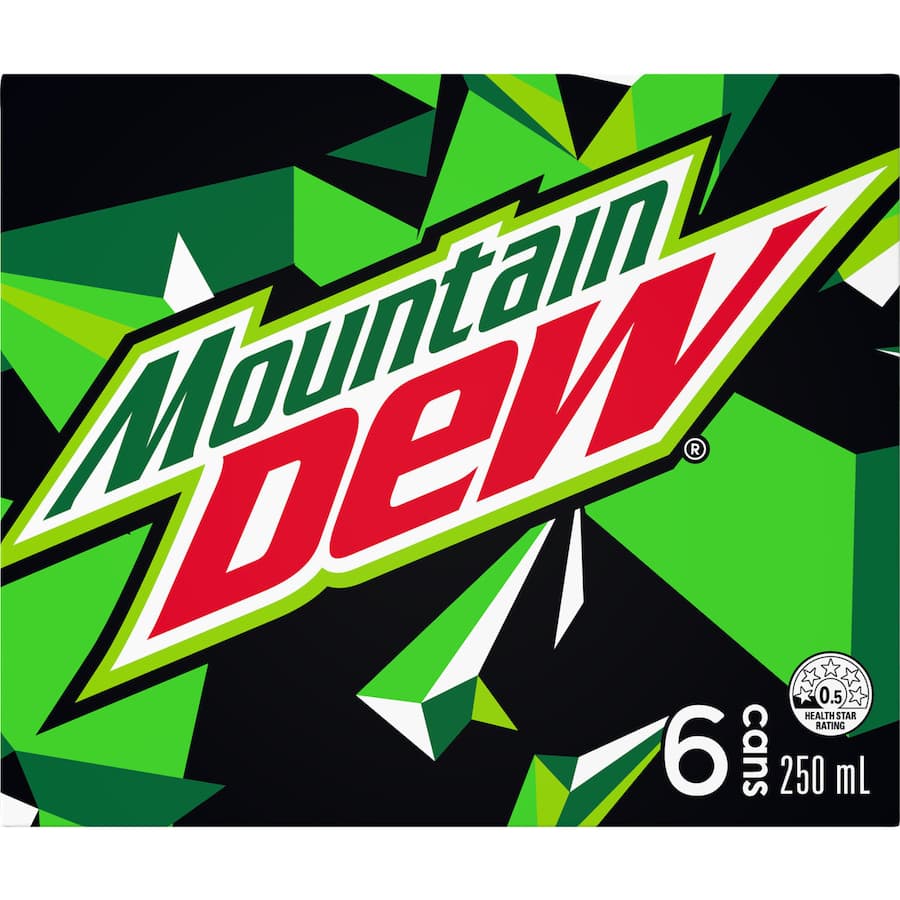 Mountain Dew Soft Drink 6 pack