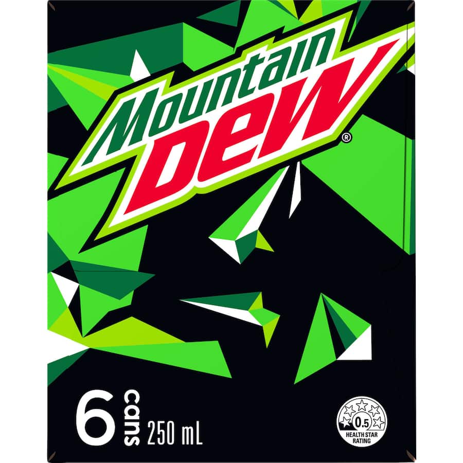 Mountain Dew Soft Drink 6 pack
