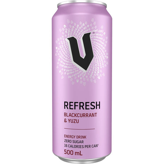 V Refresh Energy Drink Blackcurrant Yuzu 500ml