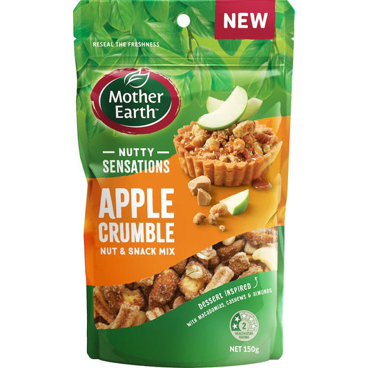 Mother Earth Snack Mix Nutty Apple Crumble 150g