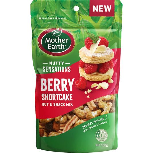 Mother Earth Nut Mix Berry Shortcake 150g