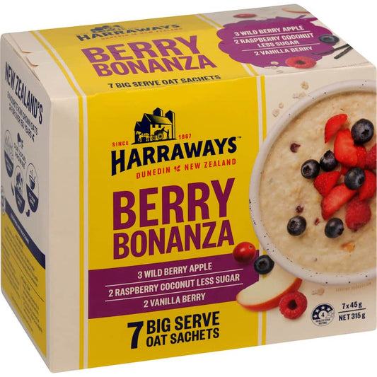 Harraways Oats Berry Bonanza 7 pack
